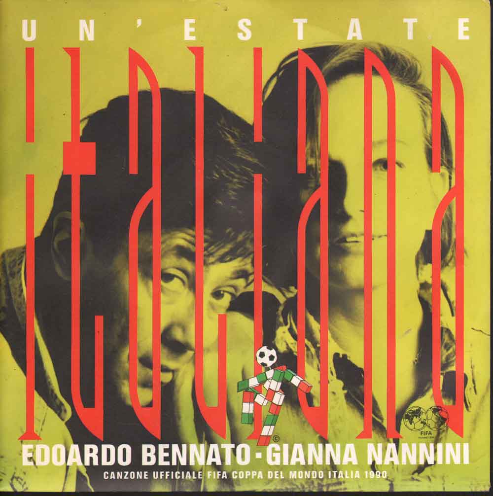 [5012980553174] Un'Estate Italiana Vinile 45 giri 7" Edoardo Bennato & Gianna Nannini