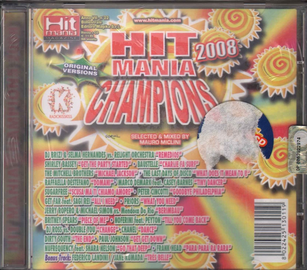 [8022425130119] Hit Mania Champions 2008 CD Jewel Box