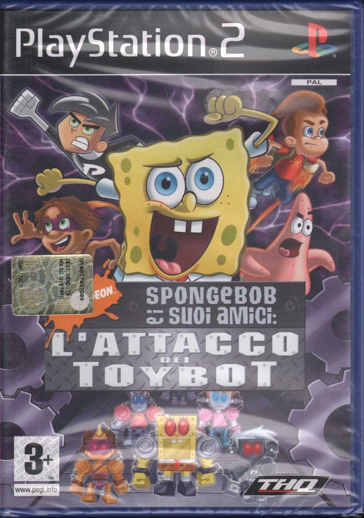 [4005209093767] Spongebob : L'Attacco dei Toybots Playstation 2 PS2 Sigillato 4005209093767