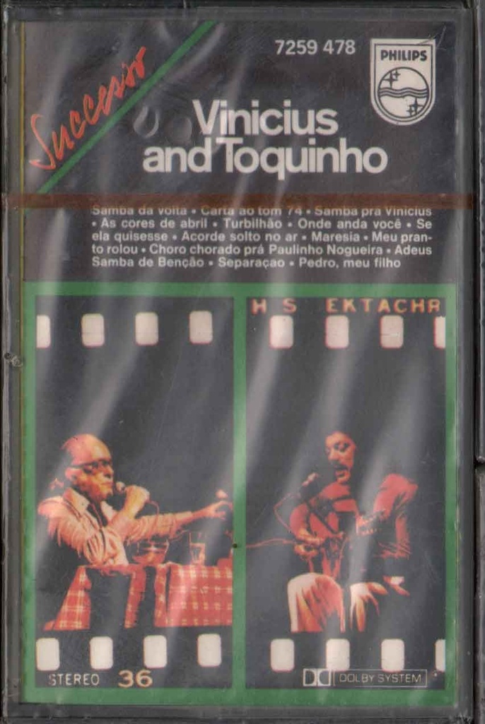 [7259478] Vinicius And Toquinho MC7 Musicassetta Vinicius And Toquinho