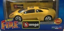 Burago Lamborghini Murcielago Gialla 01 Street Fire - Scala 1:43 Nuova