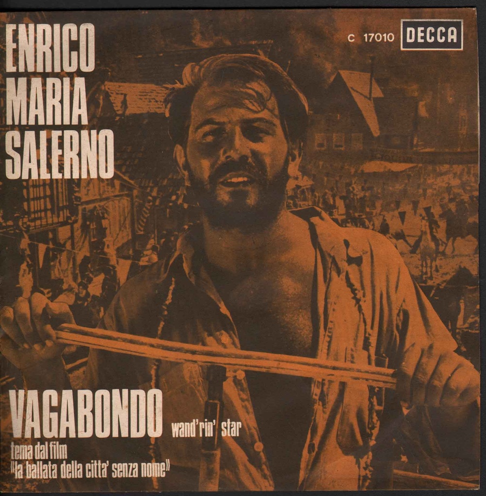 [C17010] Vagabondo (Wand'rin' Star) Vinile 45 giri 7" Enrico Maria Salerno