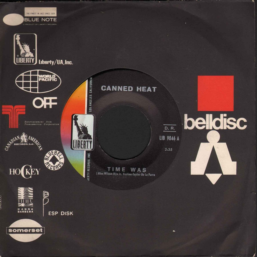 [LIB9046A] Low Down / Time Was Vinile 45 giri 7" Canned Heat
