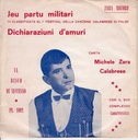 Jeu Partu Militari / Dichiaraziuni D'Amuri Vinile 45 giri 7" Michele Zara Calabrese