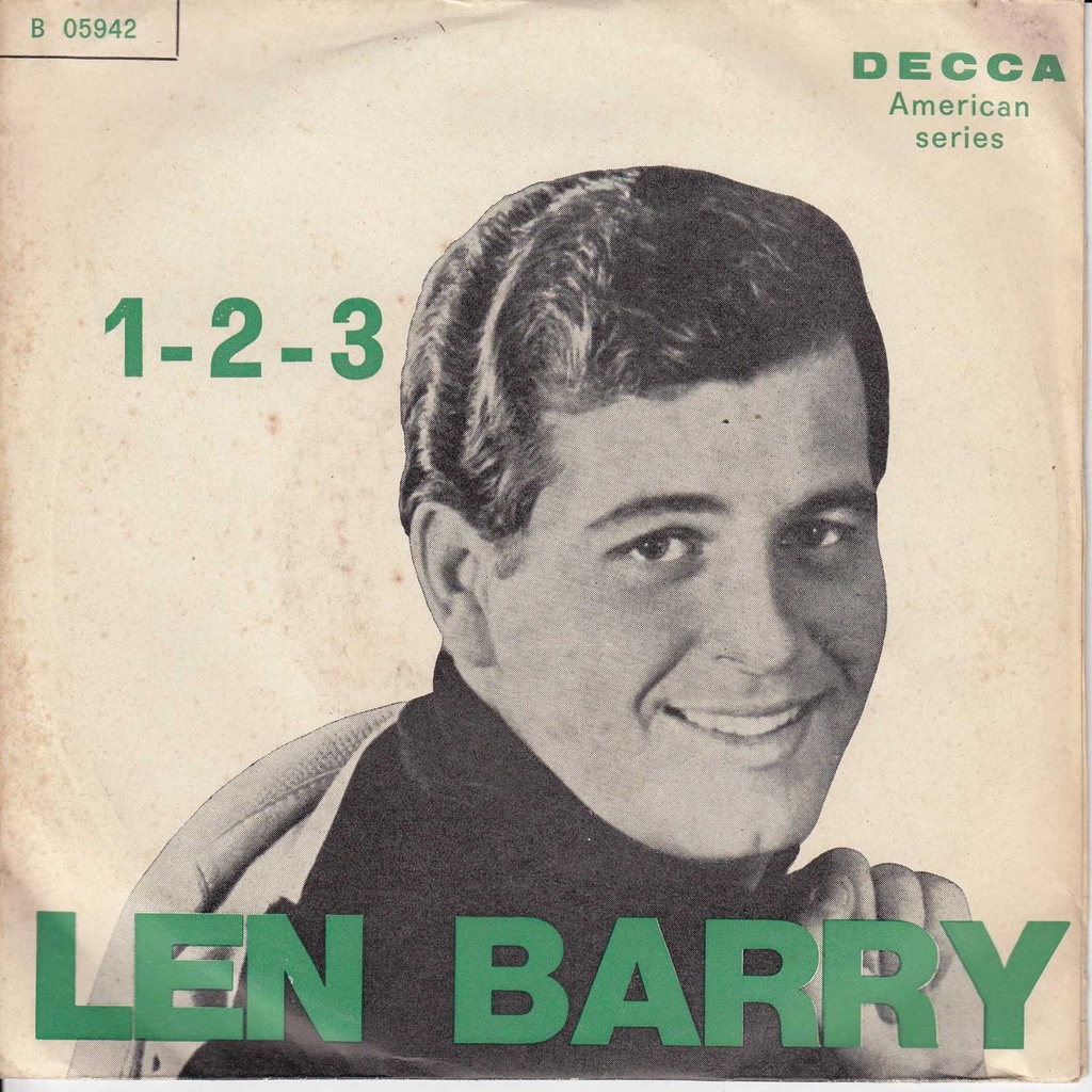 [B05942] 1 - 2 - 3 / Bullseye Vinile 45 giri 7" Len Barry