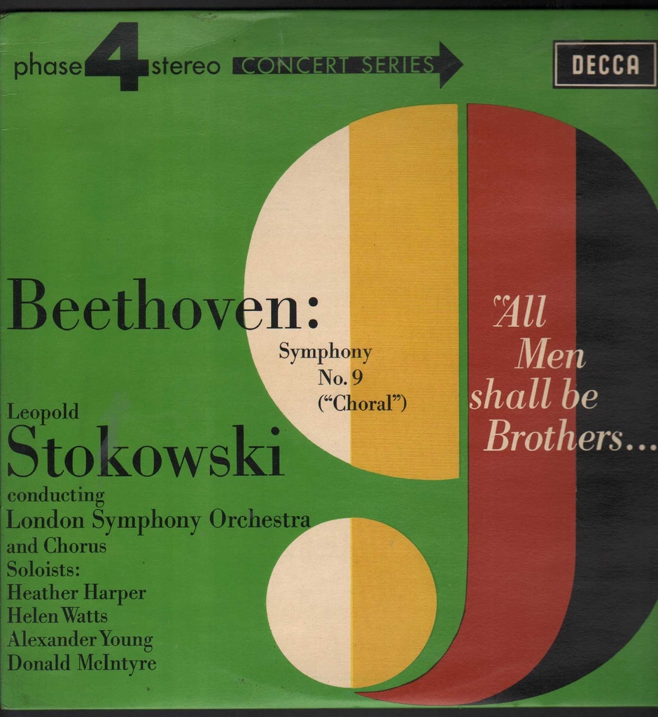[PFS334183] Symphony No. 9 Choral Lp 33 Giri Beethoven /Leopold Stokowski Conducting London Symphony Orchestra & Chorus