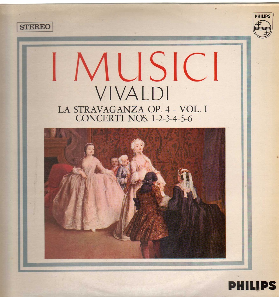 [8351209Y] La Stravaganza Op. 4 - Vol. I – Concerti Nos. 1-2-3-4-5-6 Lp 33 Giri Vivaldi - I Musici