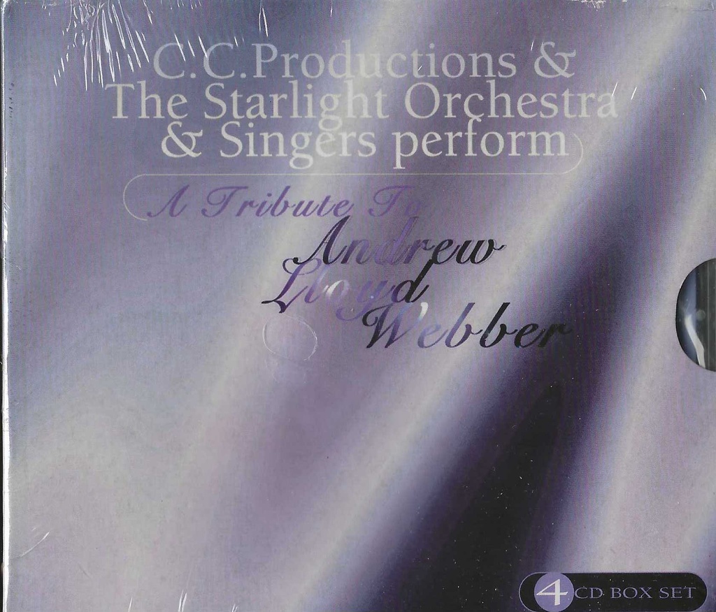[5029956404620] A Tribute To Andrew Lloyd Webber Box 4 CD Cartonato The Starlight Orchestra & Singers