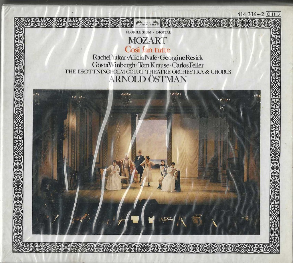 [0028941431622] Così Fan Tutte Box 3 CD Cartonato Mozart, Östman