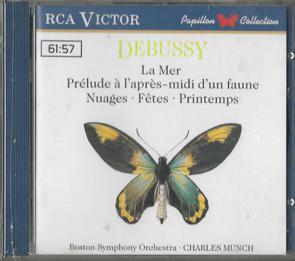 [0035628671929] La Mer, Prèlude, Midi, Nuages, Fêtes, Printemps CD Jewel Box Debussy