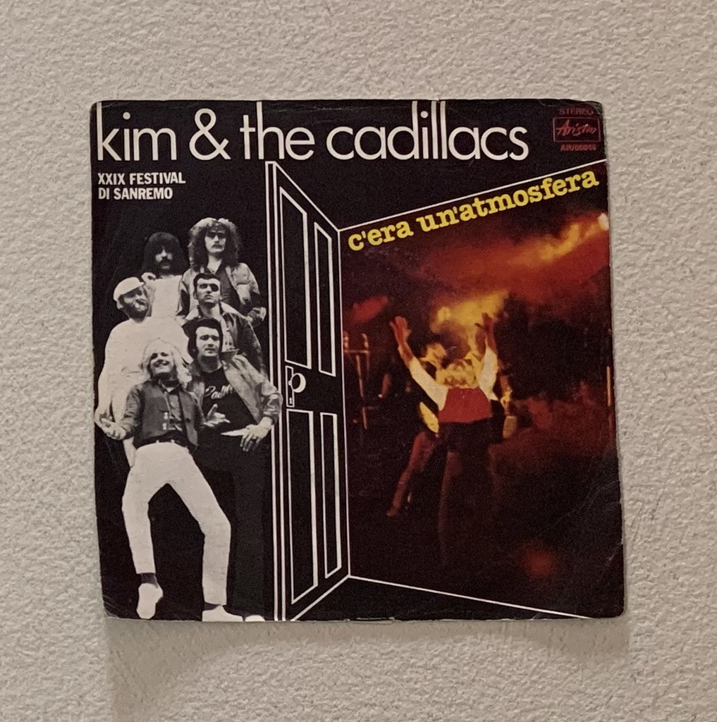 [AR/00846] C'Era Un'Atmosfera Vinile 45 giri 7" Kim & The Cadillacs