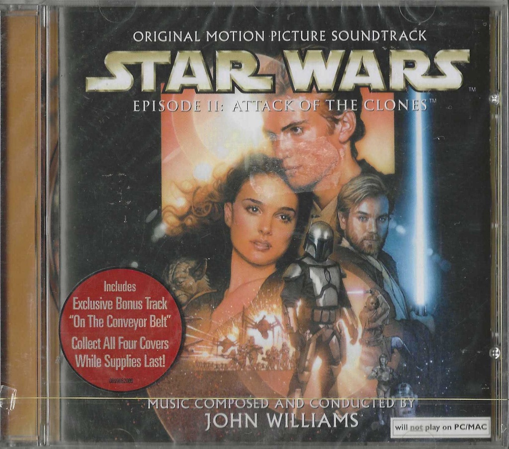 [5099708996529] Star Wars Episode II: Attack Of The Clones CD Jewel Box John Williams