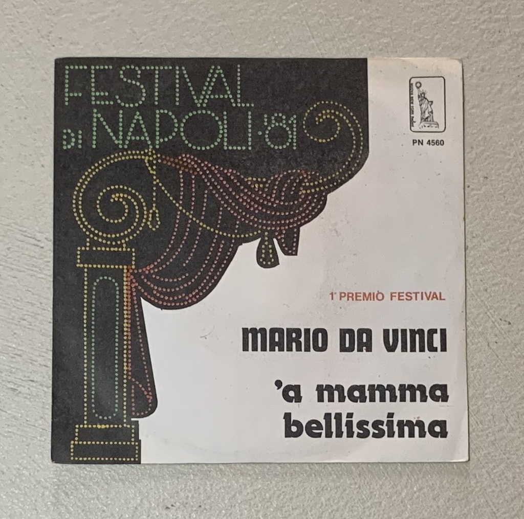 [PN4560] 'A Mamma Vinile 45 giri 7" Mario Da Vinci