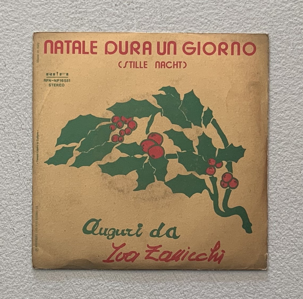 [RFNNP16551] Natale Dura Un Giorno / White Christmas Vinile 45 giri 7" Iva Zanicchi, Fred Bongusto