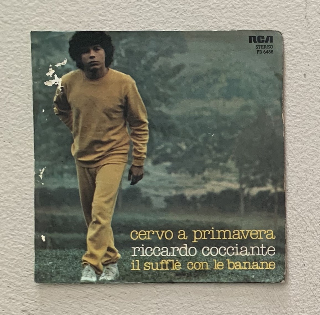 [PB6488] Cervo A Primavera / Il Sufflè Con Le Banane Vinile 45 giri 7" Riccardo Cocciante