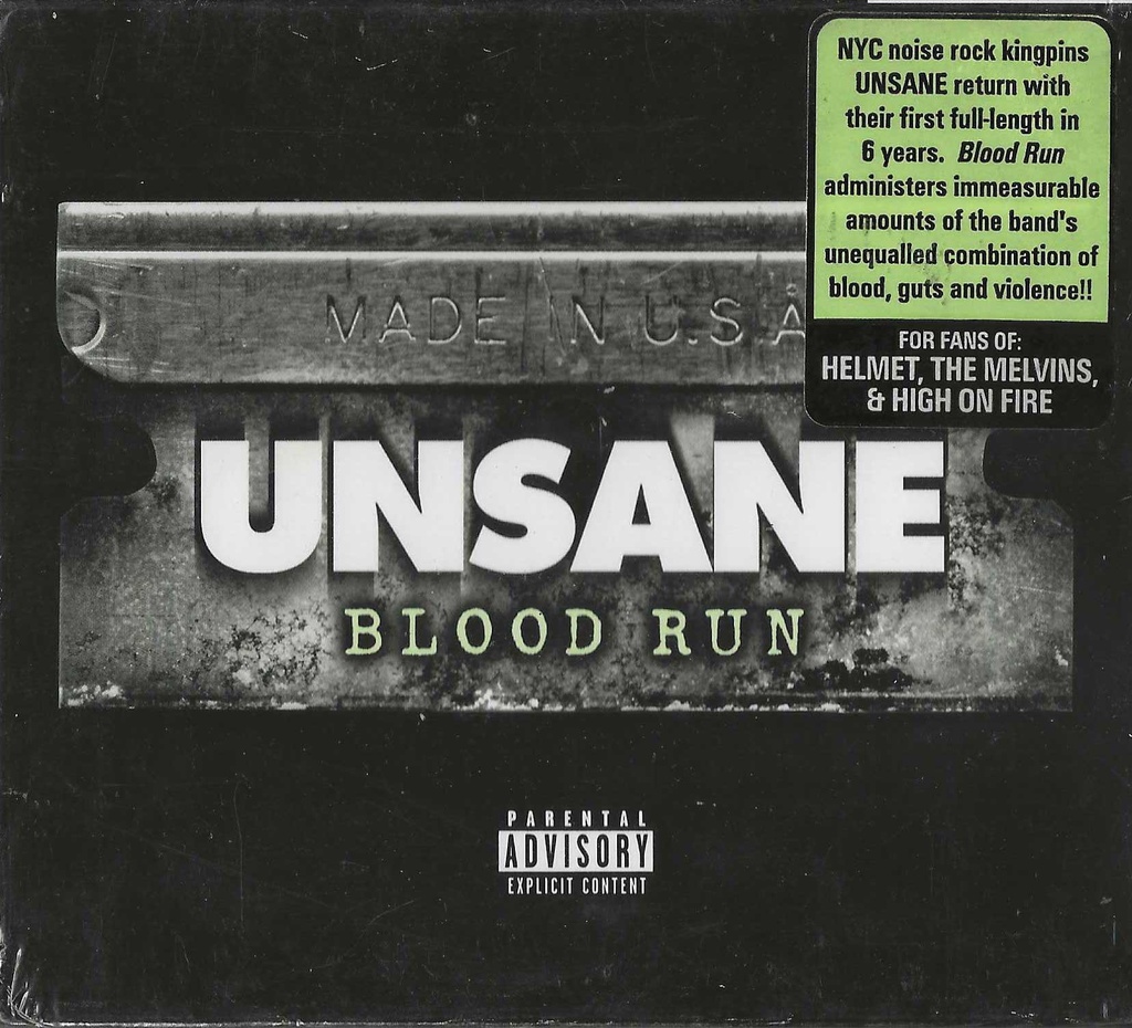 [0781676663927] Blood Run Box CD Cartonato Unsane