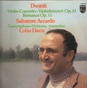 Violin Concerto Op. 53 / Romance Op. 11 Lp 33 Giri Dvorák, Accardo, Davis