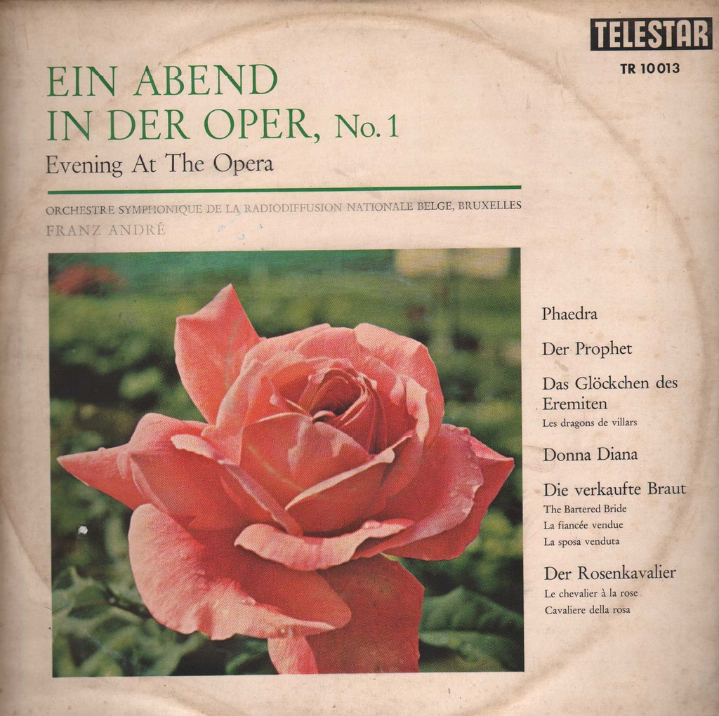 [TR10013] Ein Abend In Der Oper No. 1 Lp 33 Giri Andre,' Orchestre Belge