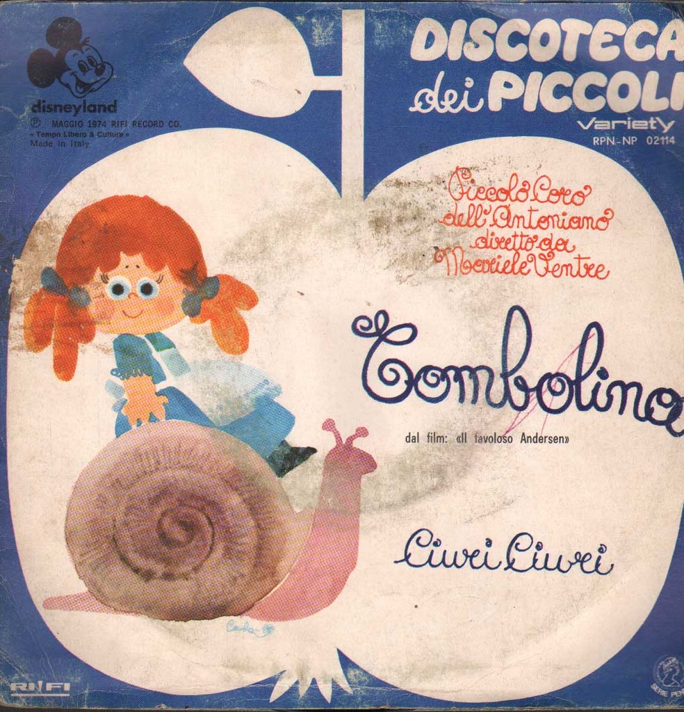 [RPNNP02114] Tombolina / Ciuri Ciuri Vinile 45 giri 7" Piccolo Coro Dell'Antoniano