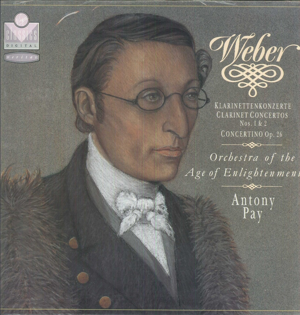 [0075679072016] Clarinet Concertos No. 1, 2 Op. 26 Lp 33 Giri Weber, Antony Pay