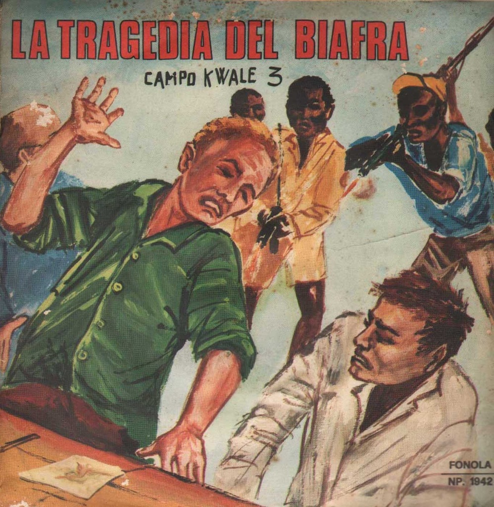[NP1942] La Tragedia Del Biafra Pt. 1 & 2 Vinile 45 giri 7" Franco Trincale
