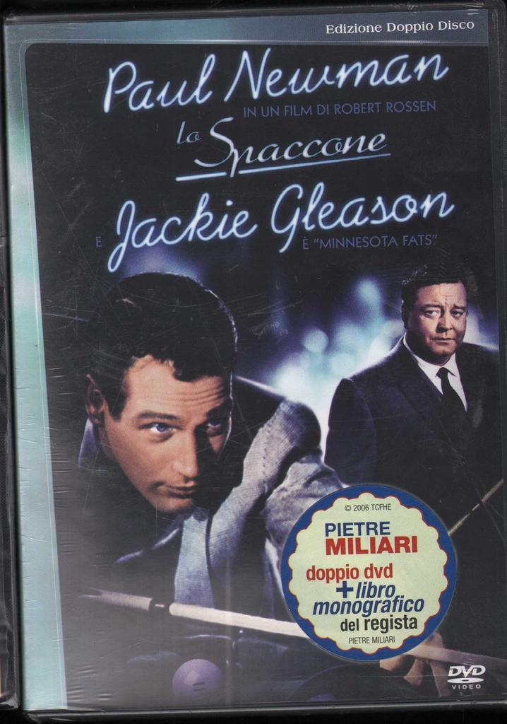[8010312065590] Lo Spaccone DVD+Libro Robert Rossen / Sigillato 8010312065590