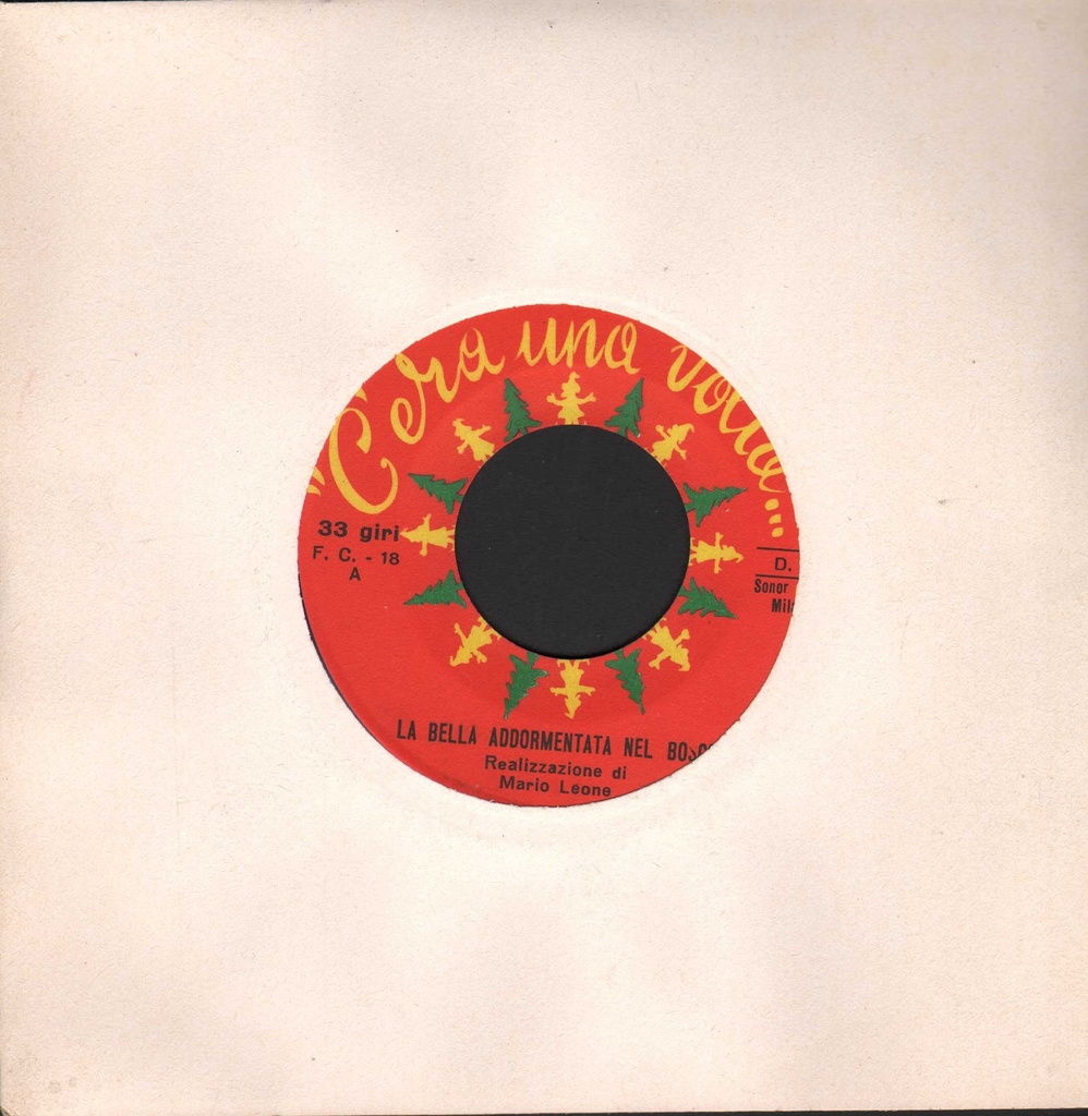 [FC18] La Bella Addormentata Nel Bosco Vinile 45 giri 7" Mario Leone
