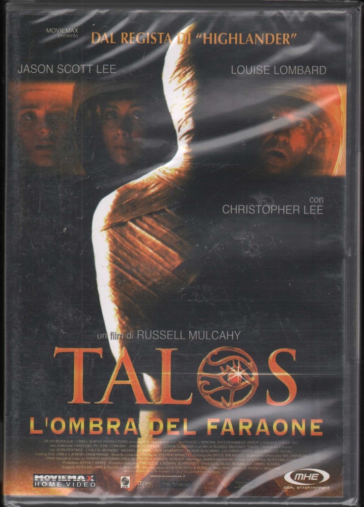 [8032442204625] Talos - L'Ombra Del Faraone DVD Russell Mulcahy / Sigillato 8032442204625