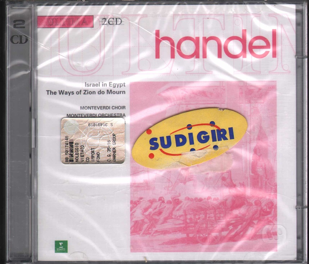 [0809274139429] Israel In Egypt / The Ways Of Zion Do Mourn 2 CD Jewel Box Handel, Choir, Gardiner
