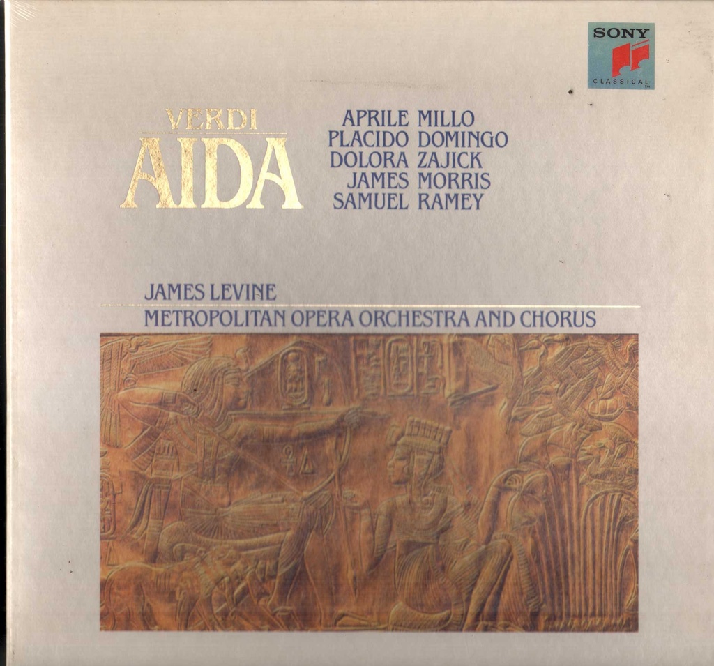 [S345973] Aida Box 3 Lp Verdi, Millo, Domingo, Zajick, Morris, Ramey