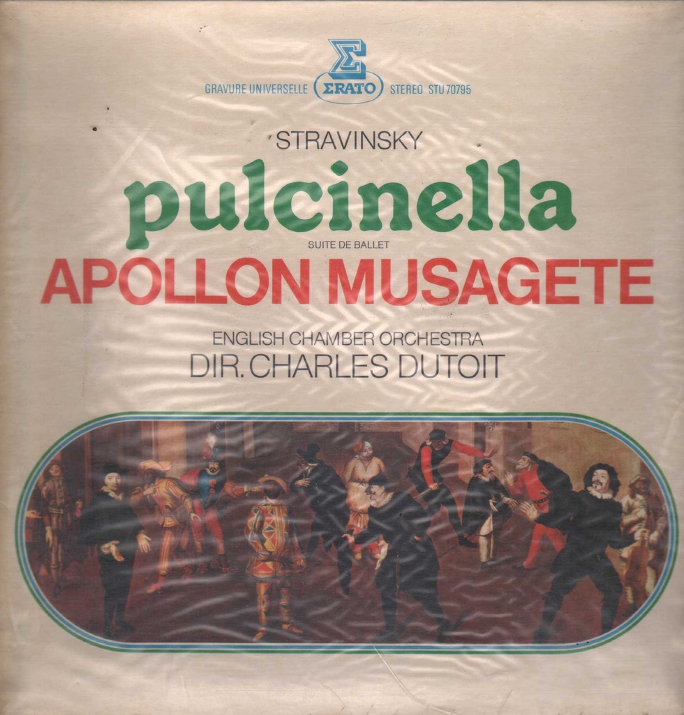 [STU70795] Pulcinella, Apollon Musagete Lp 33 Giri Stravinsky, Dutoit