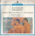 Sonate Per Violoncello E Pianoforte Lp 33 Giri Strauss, Prokofiev, Lodeon ,Hovora