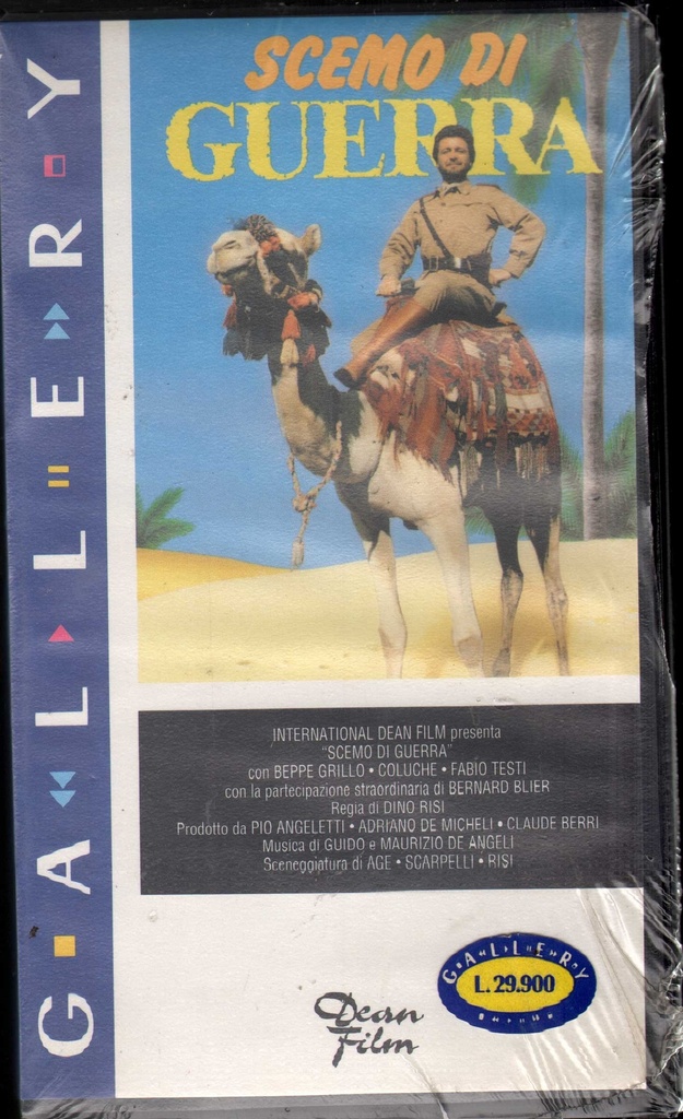 [8001701222083] Scemo Di Guerra VHS Dino Risi / 8001701222083 Sigillato
