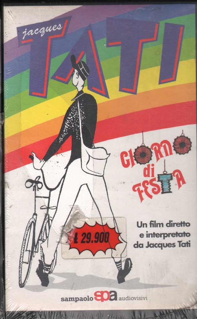 [8013147020352] Giorno Di Festa VHS Jacques Tati Univideo - 4702035 Sigillato