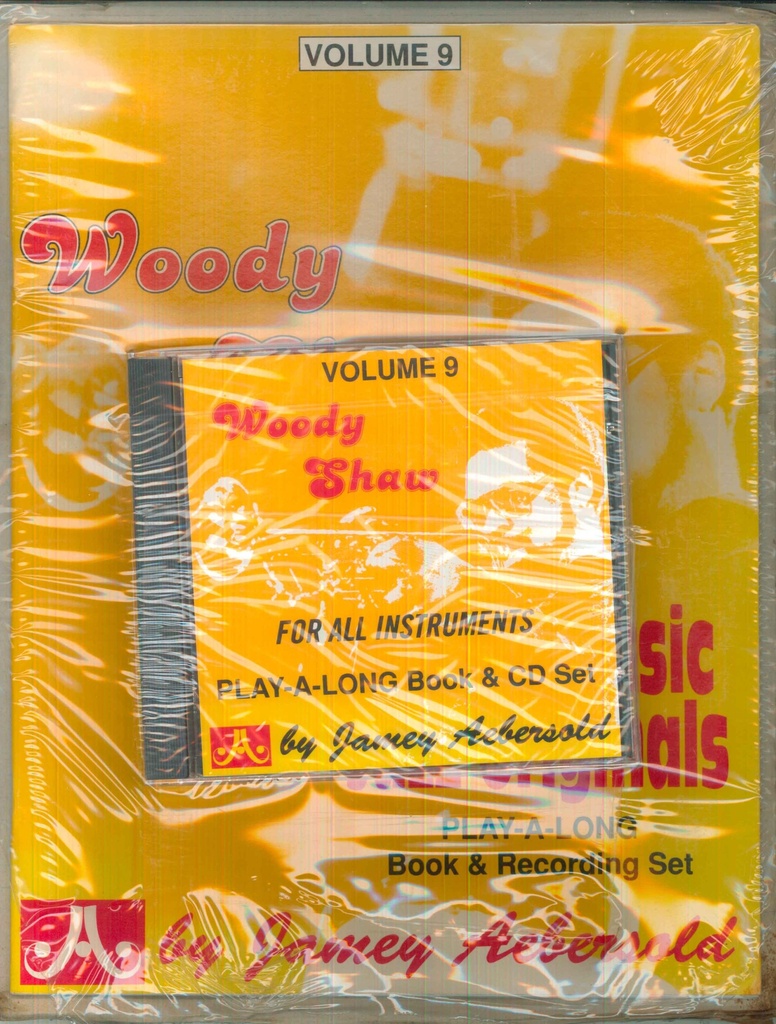 [9790215200357] Woody Shaw, Eight Classic Jazz Originals CD + LIBRO SPARTITO Jamey Aebersold