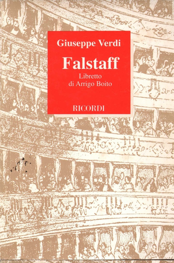 [8875920982] Giuseppe Verdi: Falstaff Libro Spartito