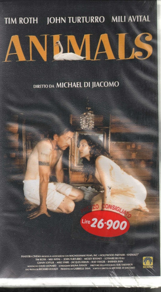 [8010020065523] Animals VHS Michael Di Jiacomo Univideo - 1065502 Sigillato