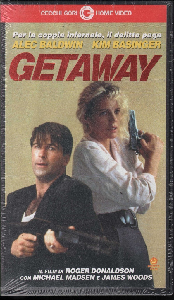 [8017229035418] Getaway VHS Roger Donaldson Univideo – 3541 Sigillato
