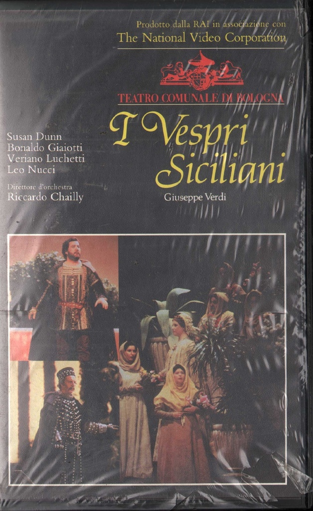 [061044] Teatro Di Bologna VHS Verdi: I Vespri Siciliani Univideo – 061044 Sigillato
