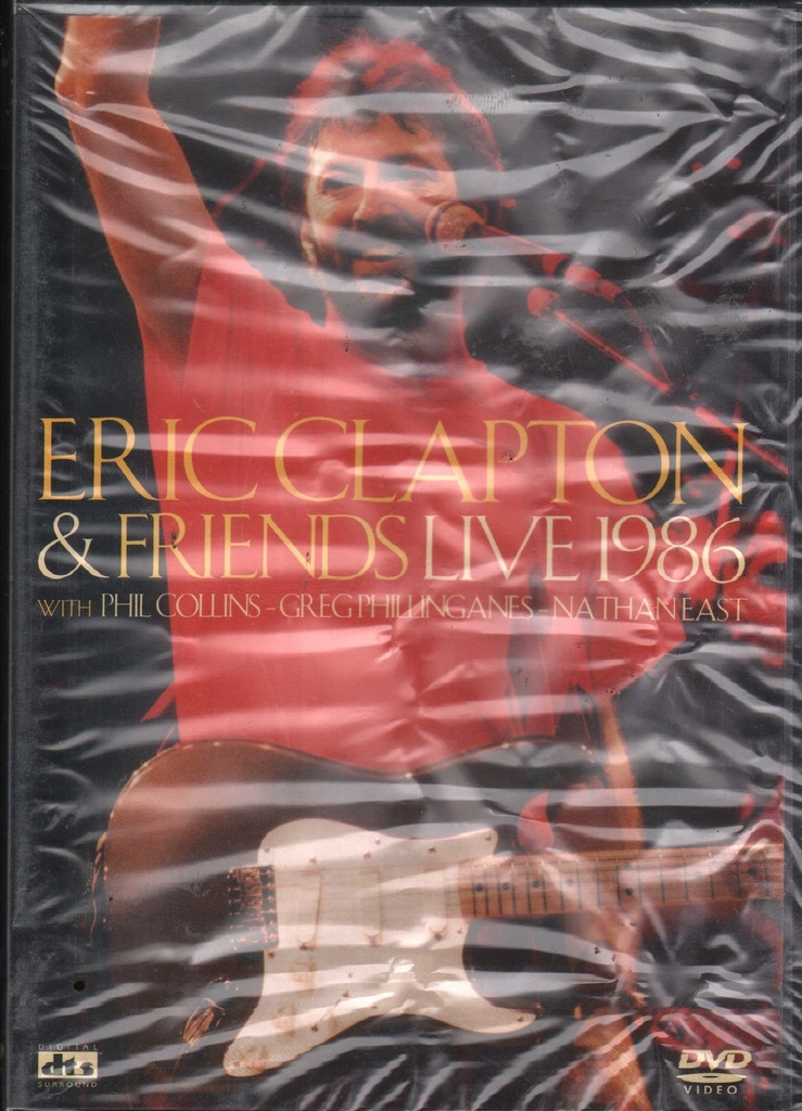 [5034504935570] Eric Clapton DVD Clapton E Friends - Live 1986 Eagle Vision – EREDV355 Sigillato