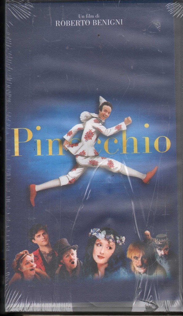 [8007038349943] Pinocchio VHS Roberto Benigni Univideo - VS4994 Sigillato