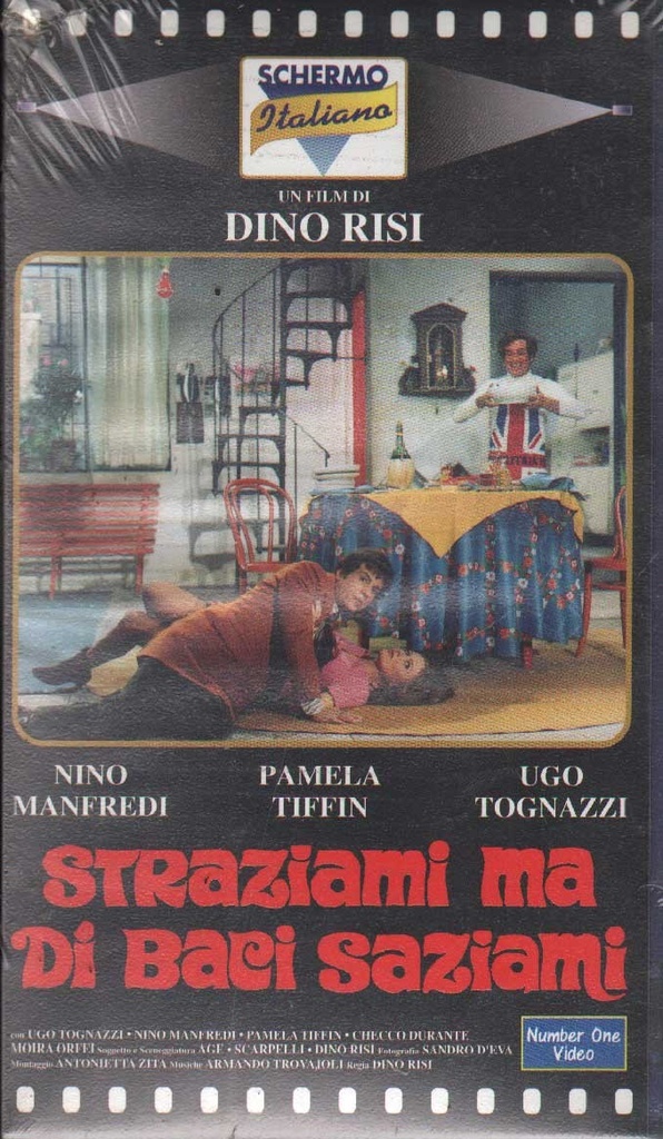[8014930556126] Straziami Ma Di Baci Saziami VHS Dino Risi Univideo - CN55612 Sigillato