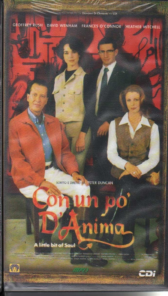 [8012812851147] Con Un Po' D'Anima VHS Peter Duncan Univideo - CO85114 Sigillato