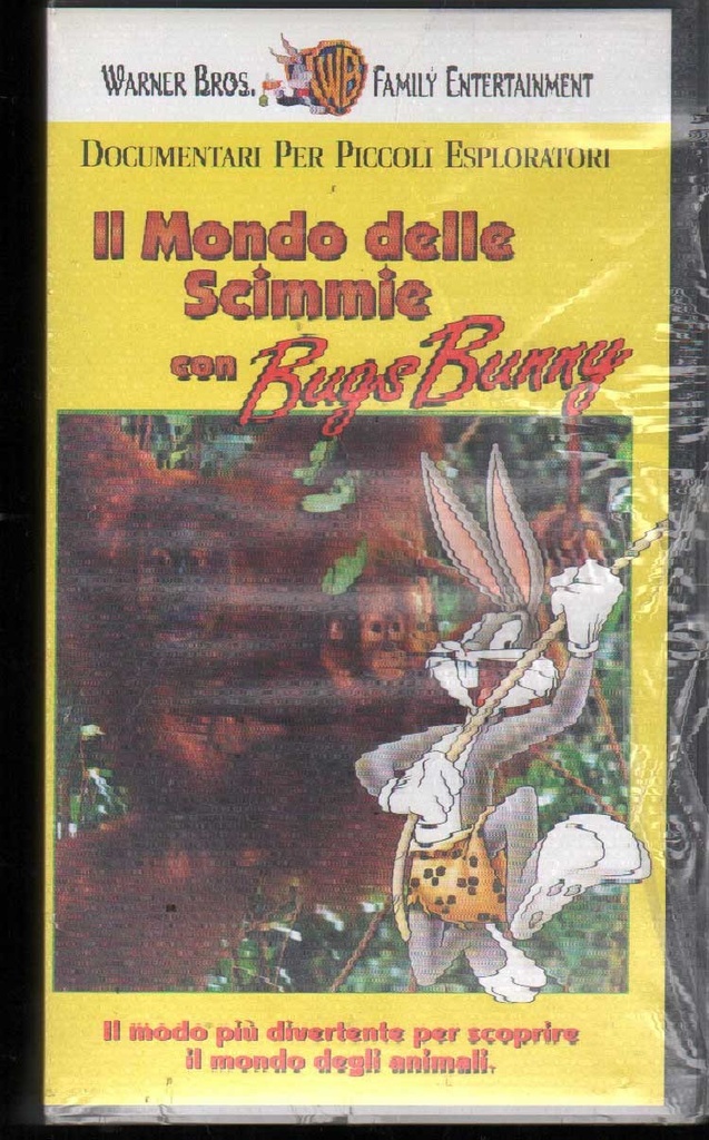 [8010002818239] Il Mondo Delle Scimmie Con Bugs Bunny VHS Univideo - PIV28182 Sigillato