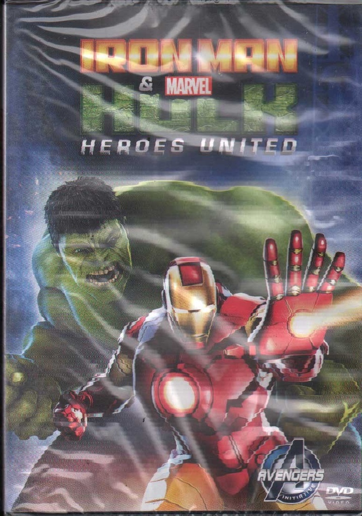 [8717418388317] Iron Man E Hulk. Heroes United DVD Eric Radomski Eagle Pictures - 0349302 Sigillato