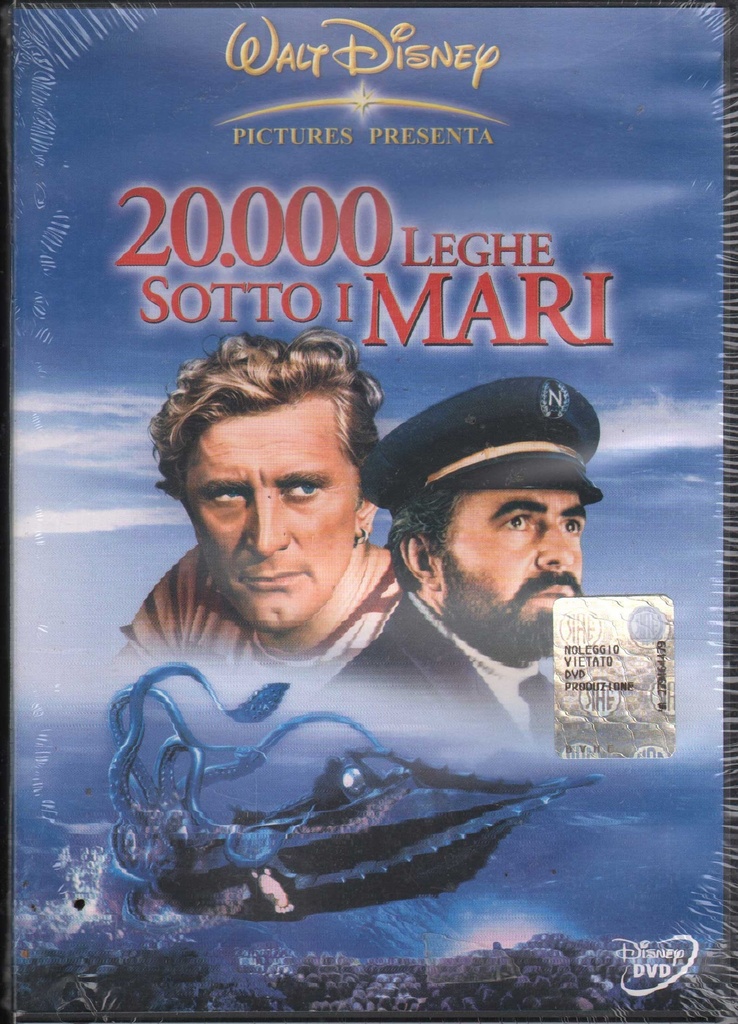[8007038052096] Ventimila Leghe Sotto I Mari DVD Richard Fleischer Walt Disney - Z3DV5209 Sigillato