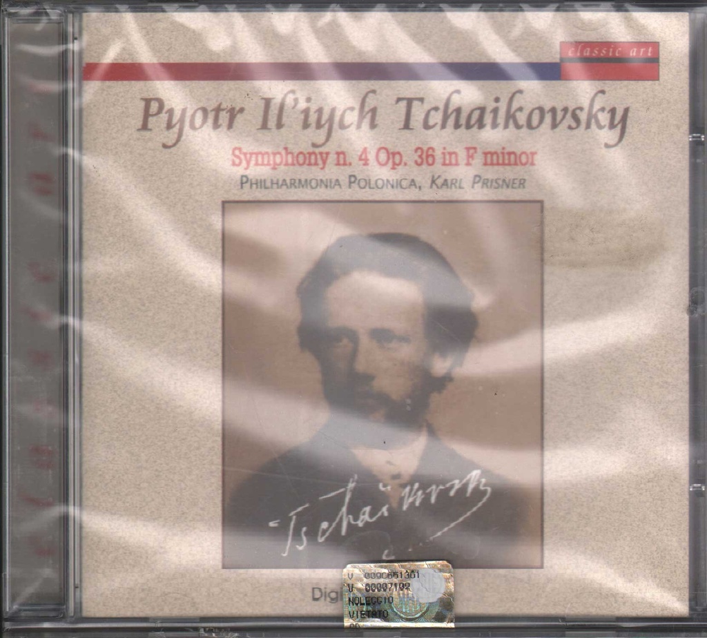 [5030240104126] Symphony N.4 CD Jewel Box Pyotr Ilyich Tchaikovsky
