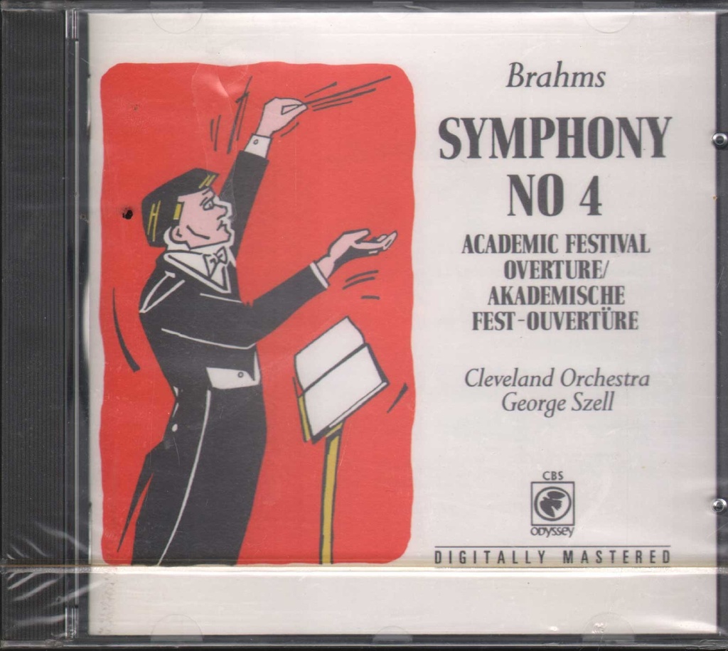 [5099704495927] Symphony No. 4, Academic Festival Overture, Akademische Fest Ouvertüre CD Jewel Box Johannes Brahms
